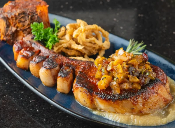 Tomahawk Pork Chop creekside Tomahawk Pork Chop creekside