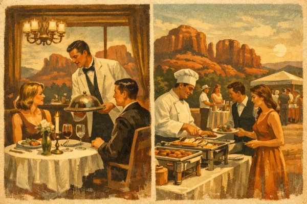 Private Dining vs Catering for Your Sedona Event